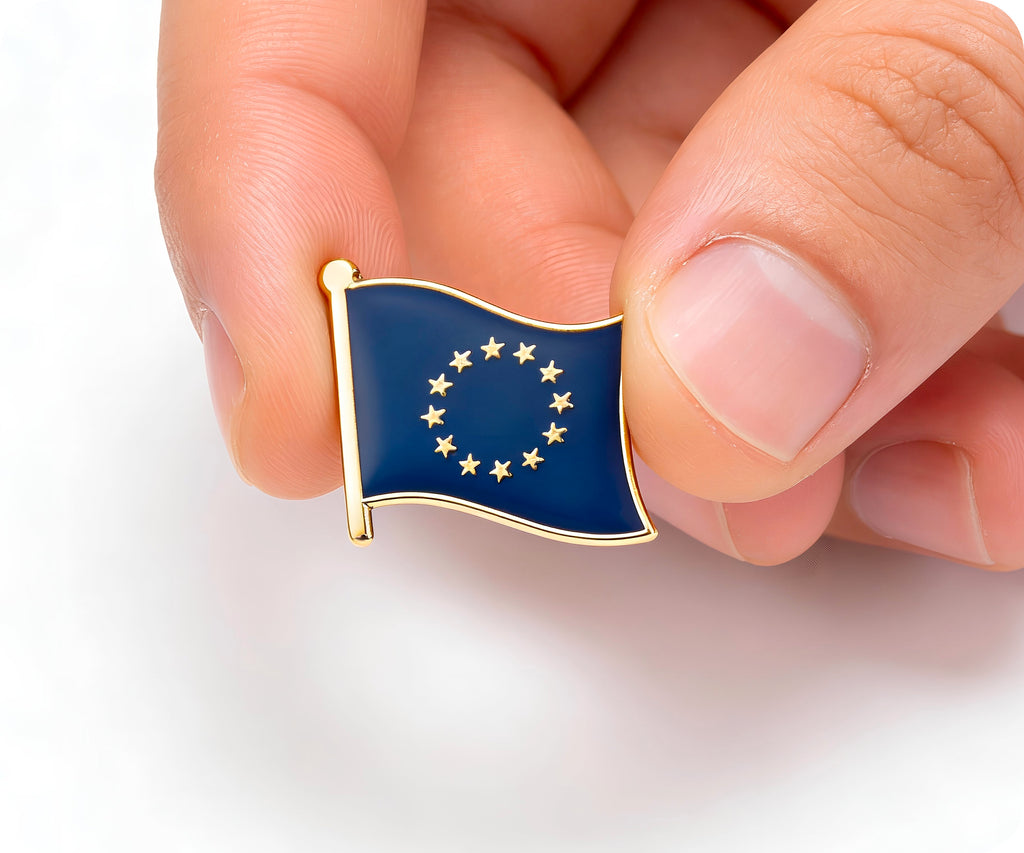 European Union EU Flag Pin Badge