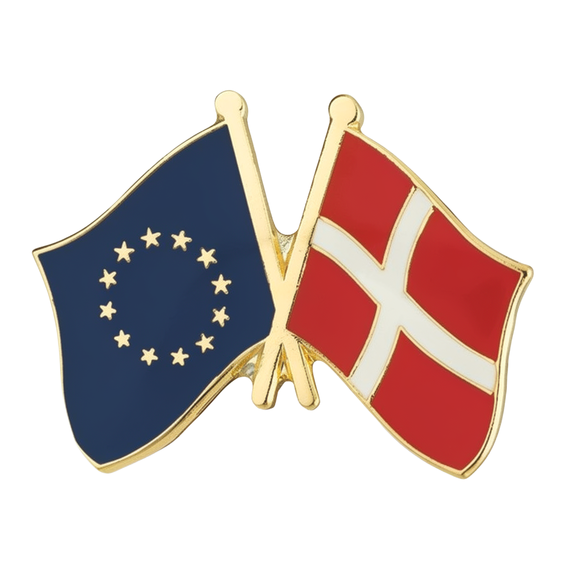 Pin de amistad entre la Unión Europea (UE) y Dinamarca Imagen principal del producto