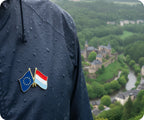 European Union & Luxembourg Friendship Pin Badge