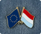 European Union & Luxembourg Friendship Pin Badge