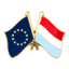 European Union & Luxembourg Friendship Pin Badge