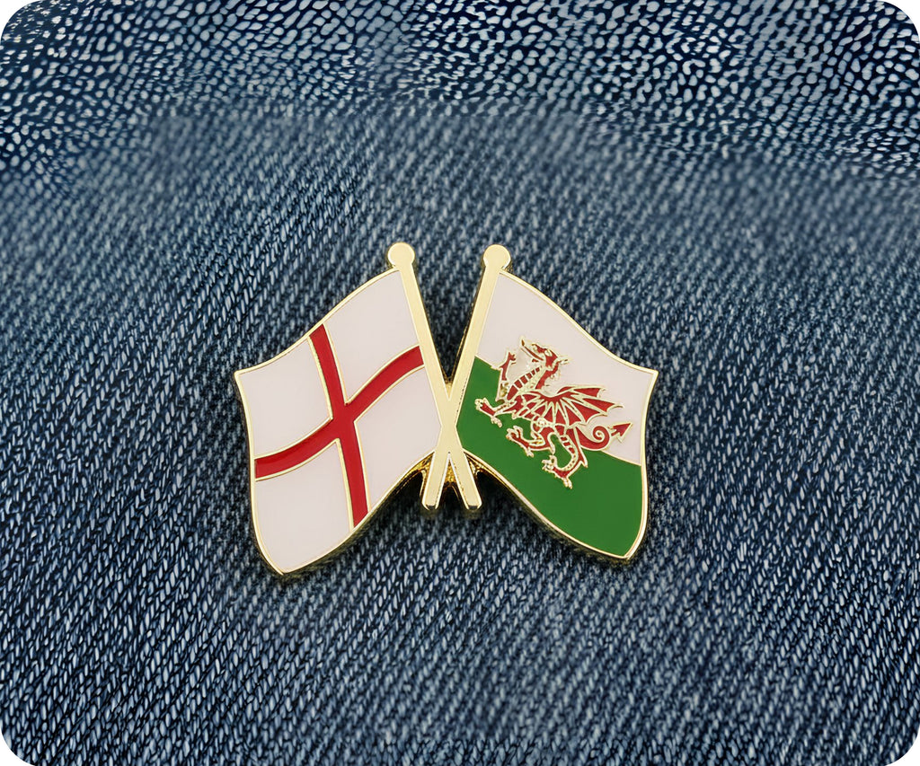 England & Wales Friendship Pin Badge