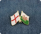 England & Wales Friendship Pin Badge