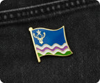 Exmoor English County Flag Pin Badge
