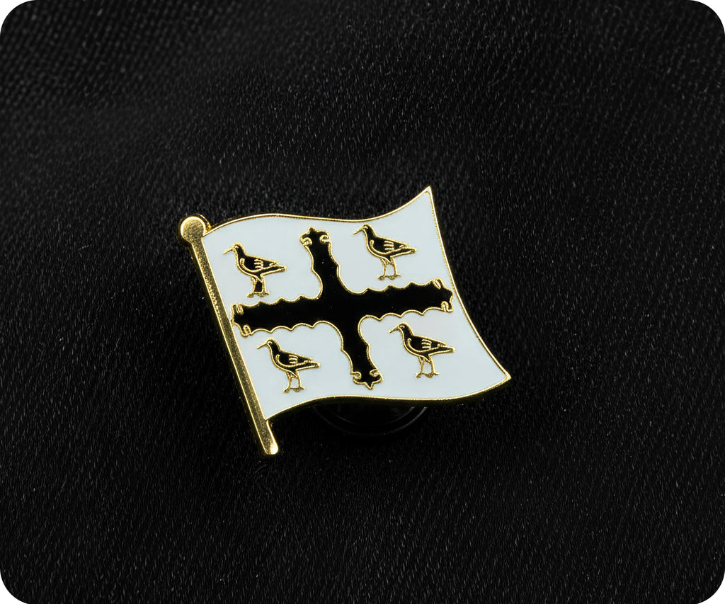 Flintshire English County Flag Pin Badge