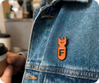 F Bomb Pin Badge