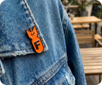 F Bomb Pin Badge