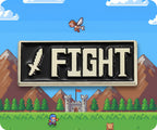 Fight Video Gaming Pin Badge