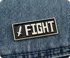 Fight Video Gaming Pin Badge