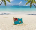 Fiji Islands Flag Pin Badge