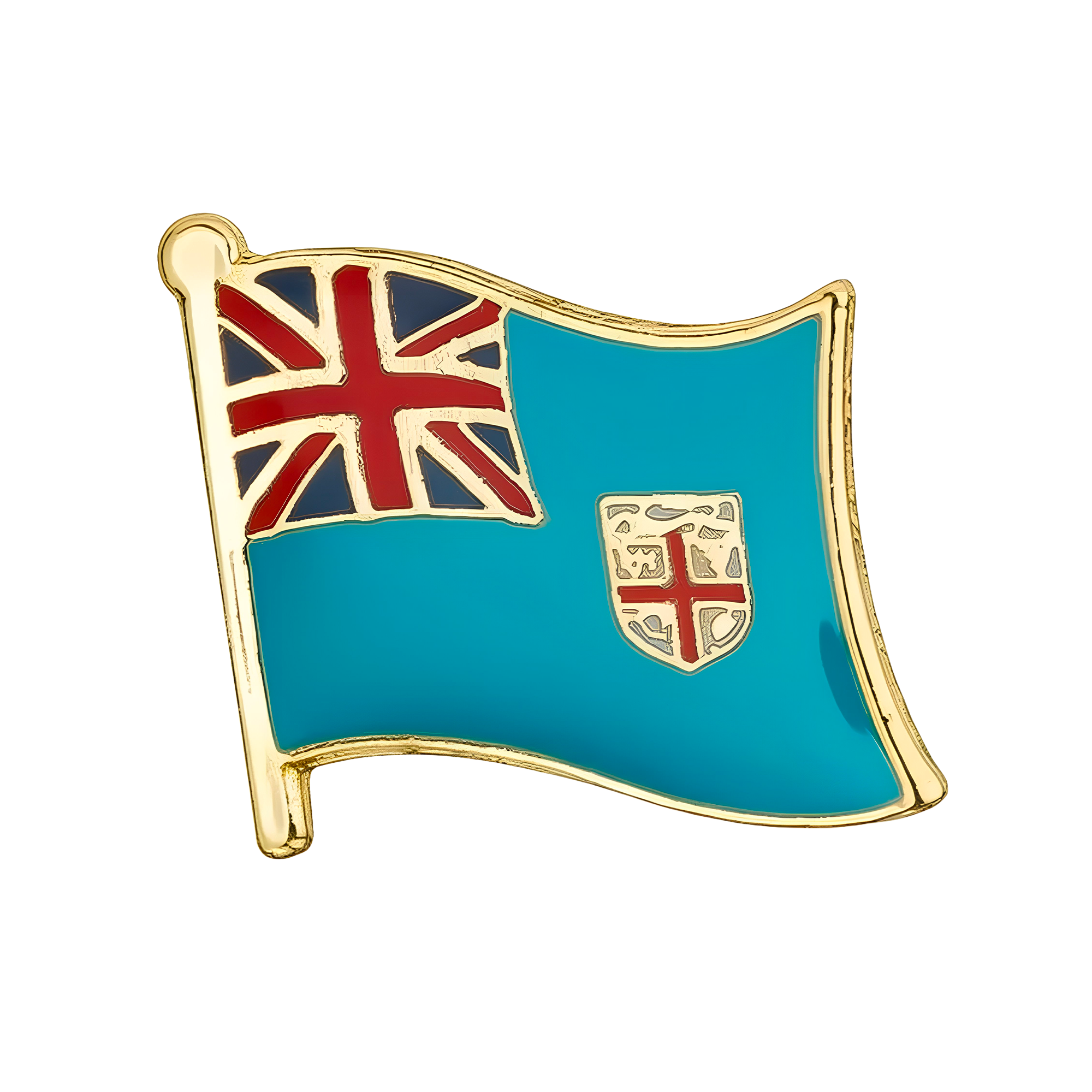 Fiji Islands Flag Pin Badge