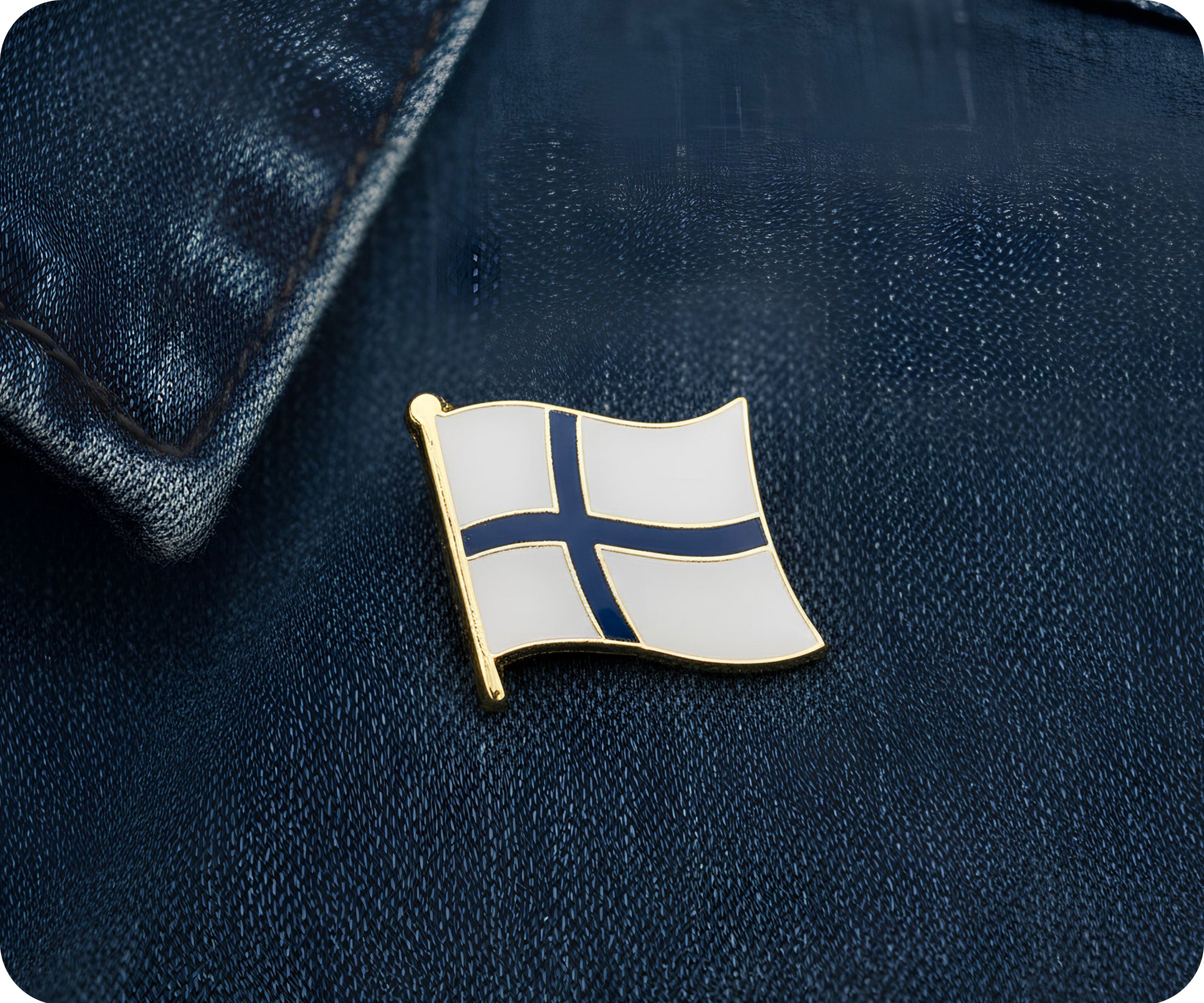 Finland Flag Pin Badge