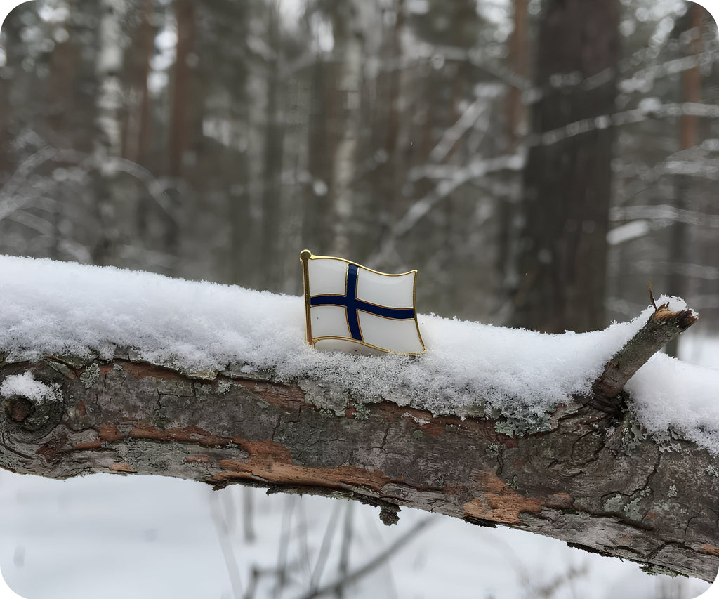 Finland Flag Pin Badge