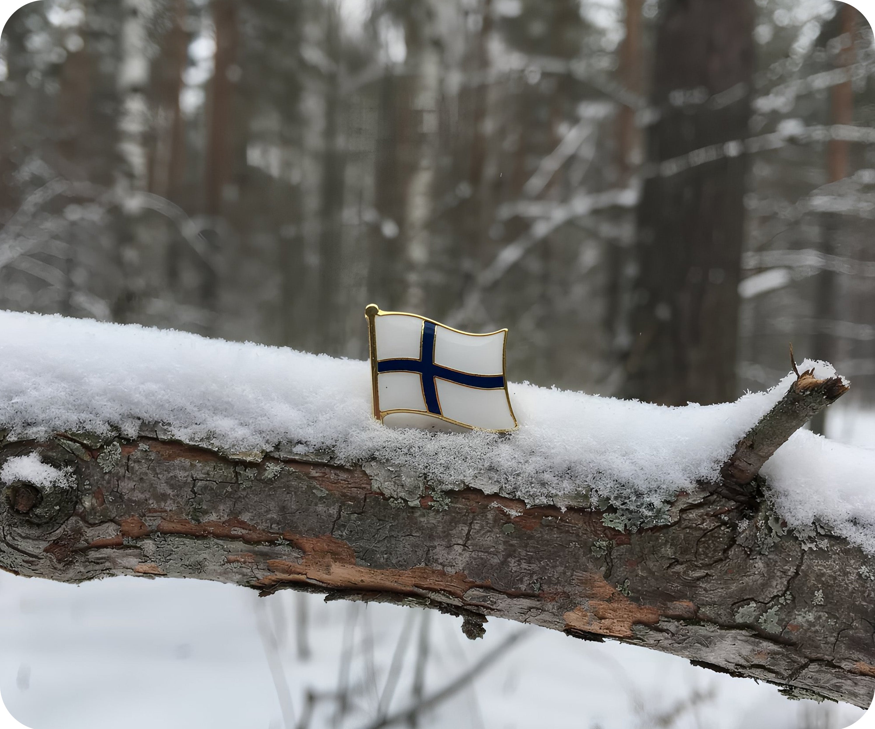 Finland Flag Pin Badge