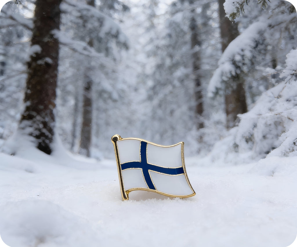 Finland Flag Pin Badge