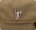 Silver Fisherman Pin Badge