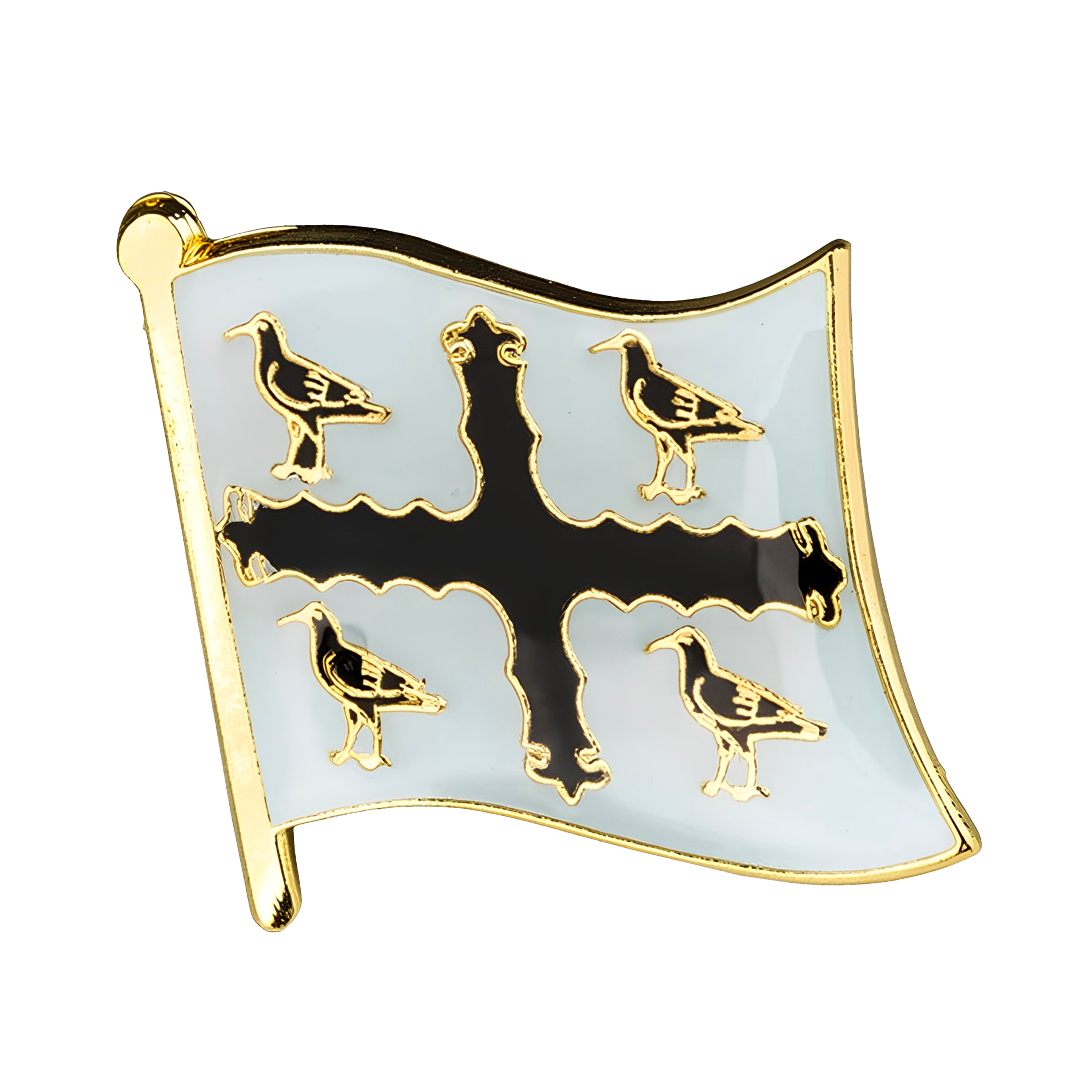 Flintshire English County Flag Pin Badge