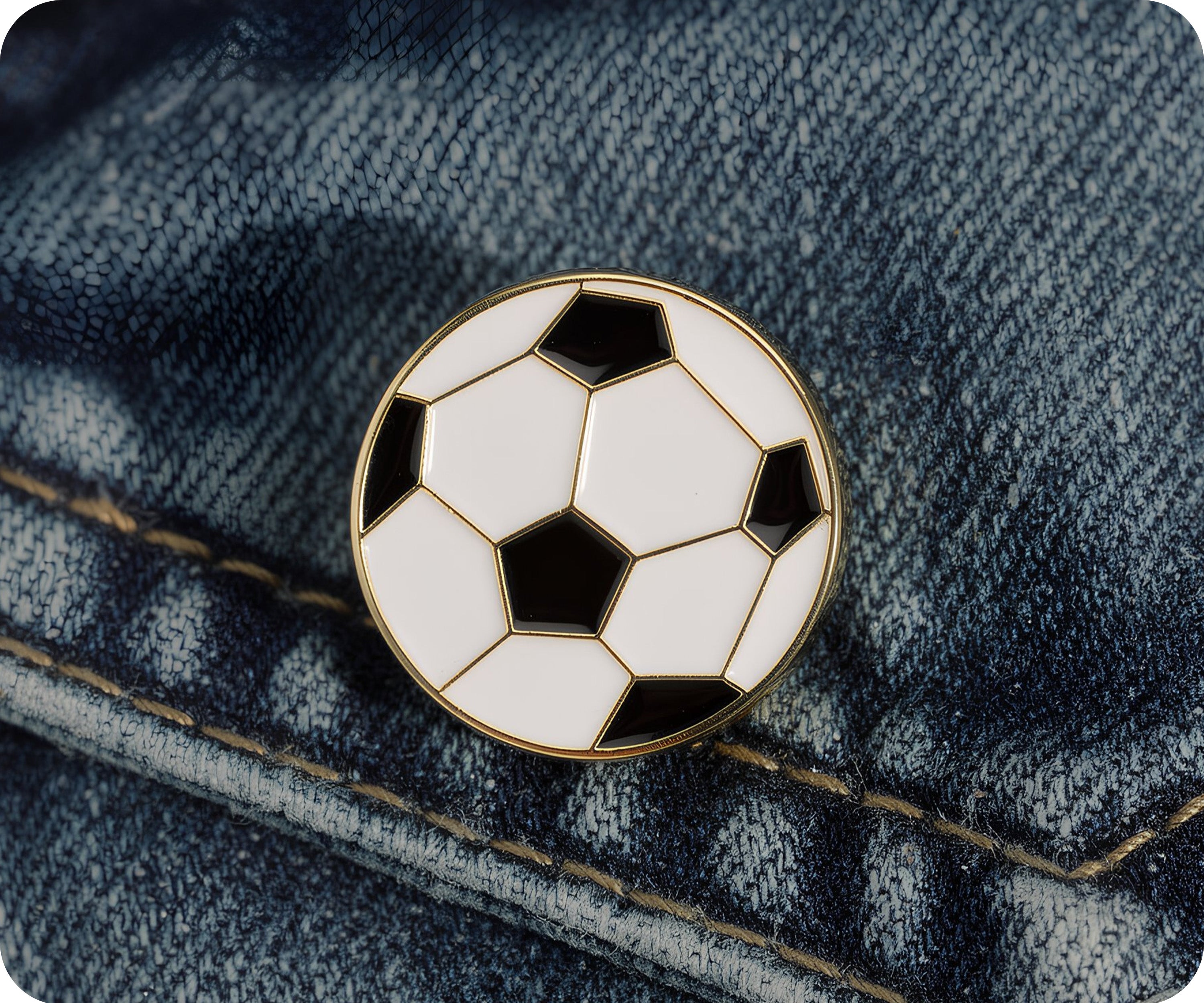 Soccer Football Sport Pin Badge