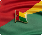 Guinea-Bissau Flag Pin Badge