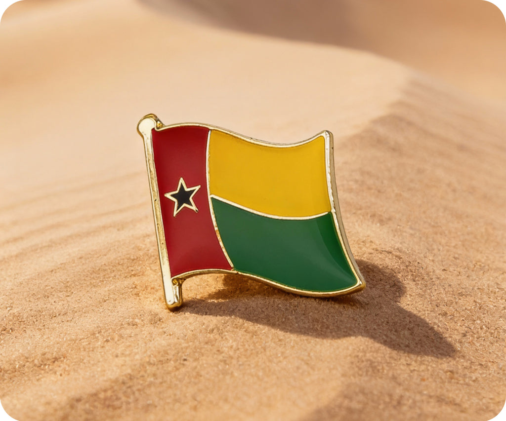 Guinea-Bissau Flag Pin Badge
