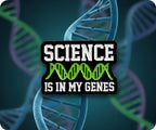 Science Is In My Genes Pin Badge