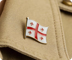 Georgia Flag Pin Badge