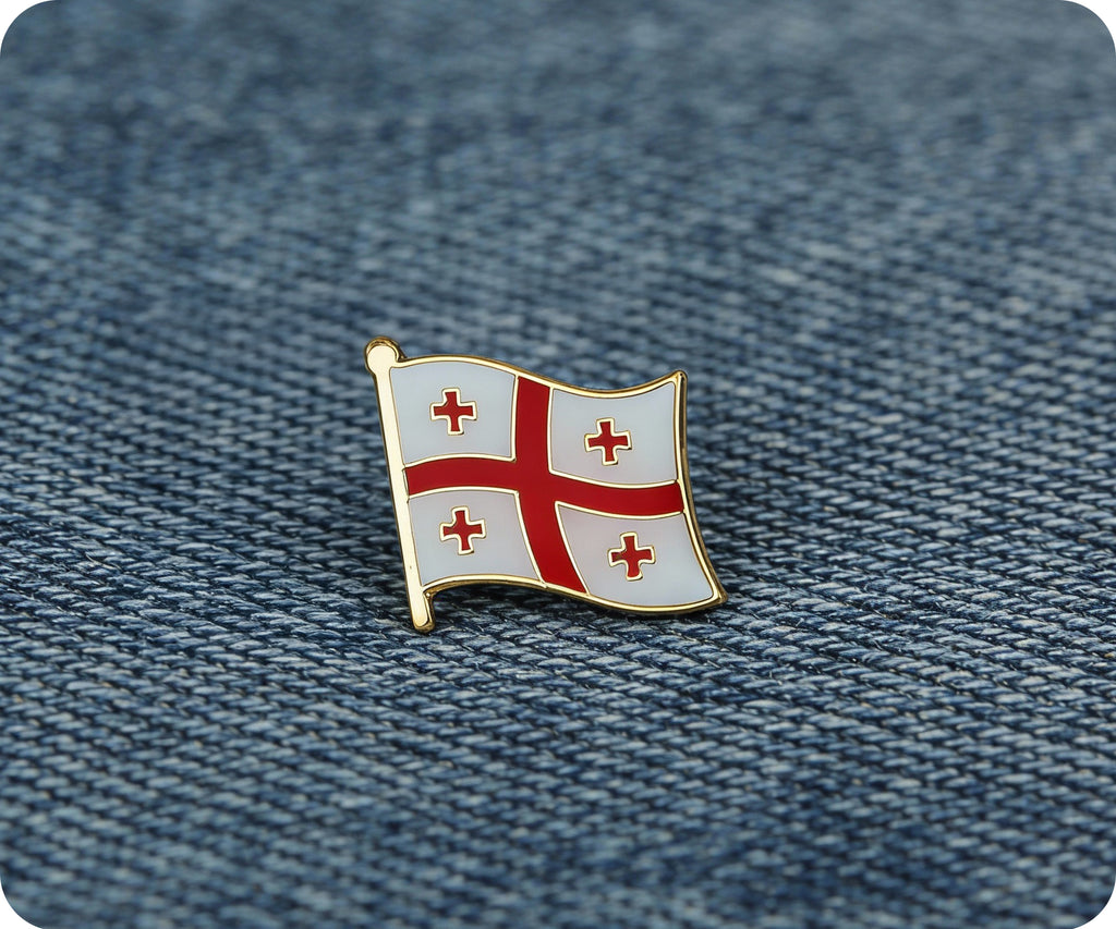 Georgia Flag Pin Badge