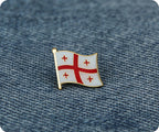Georgia Flag Pin Badge