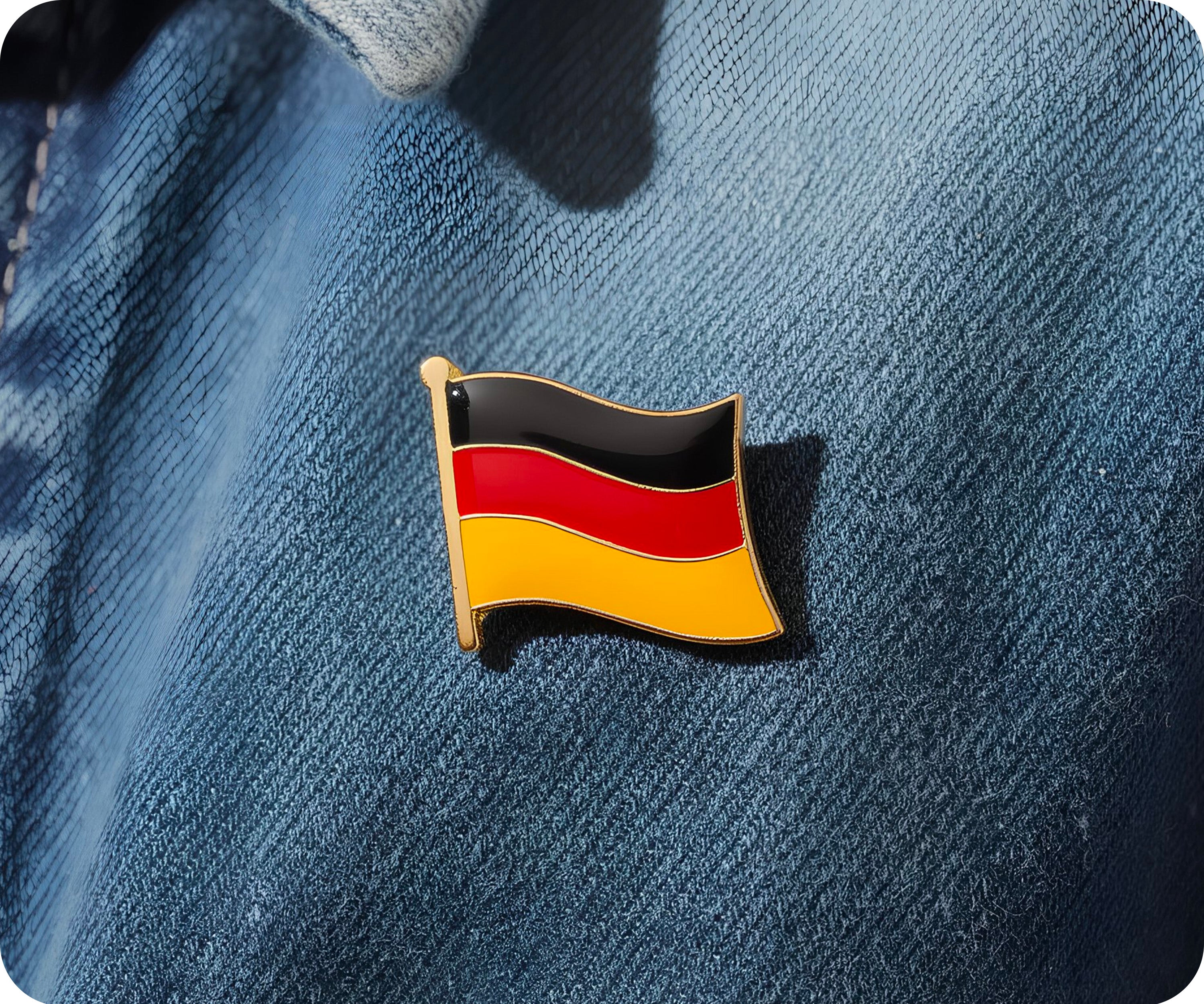 Pin con la bandera de Alemania  Imagen secundaria del producto