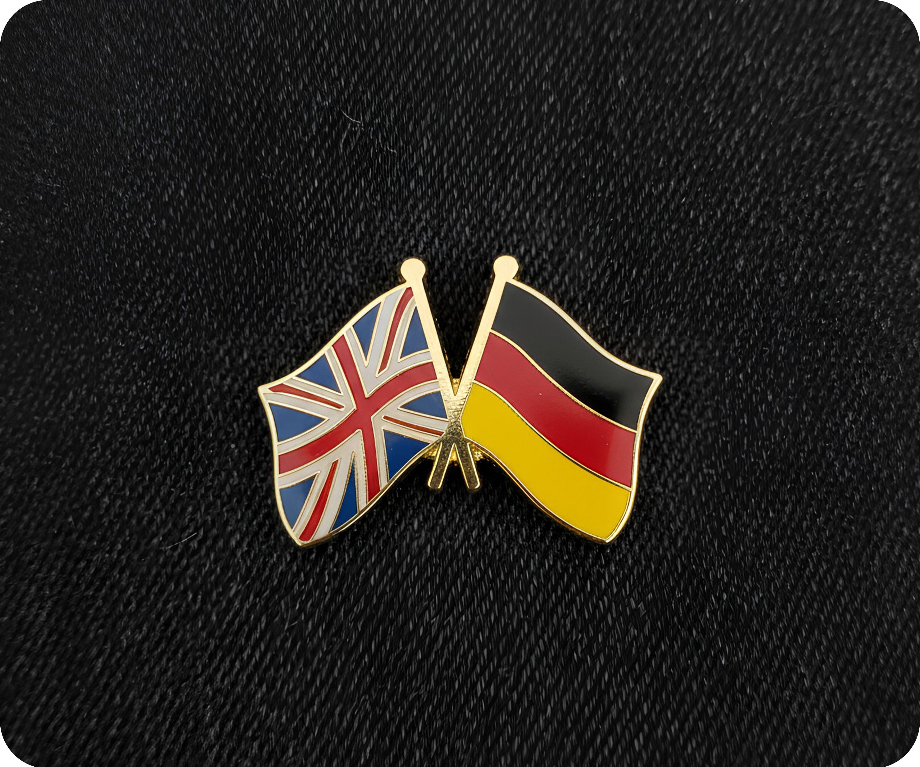 United Kingdom & Germany Friendship Pin Badge