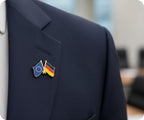 European Union (EU) & Germany Friendship Pin Badge