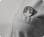 Get In Loser Alien UFO Pin Badge