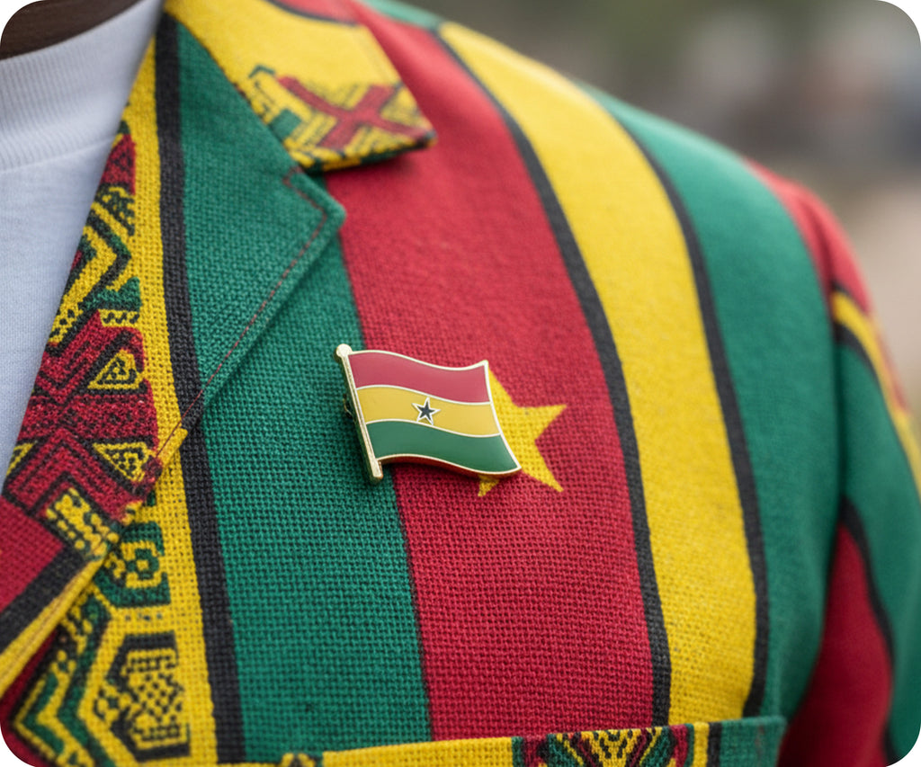 Ghana Flag Pin Badge