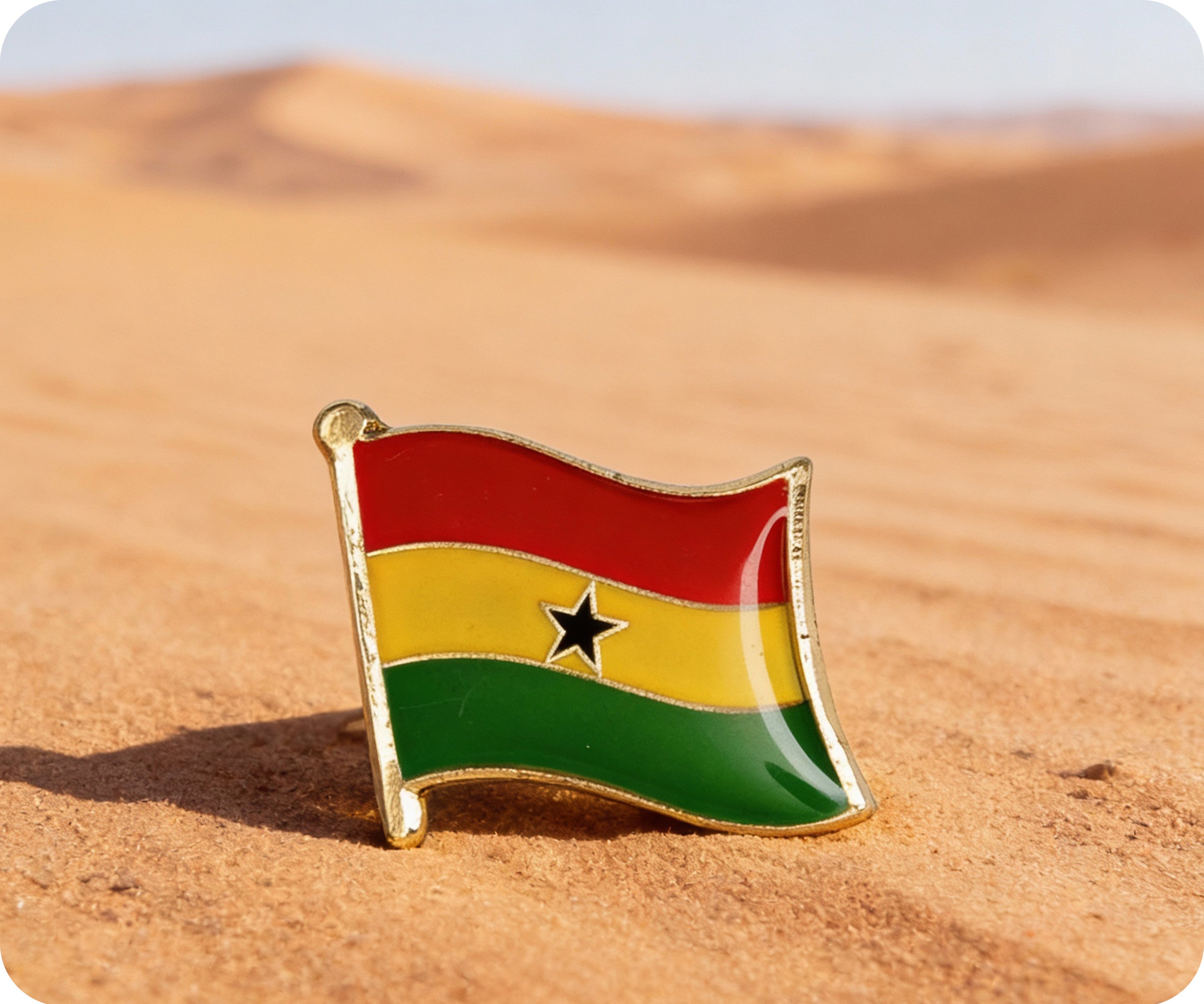 Ghana Flag Pin Badge