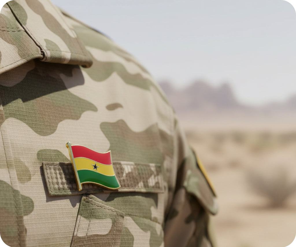 Ghana Flag Pin Badge