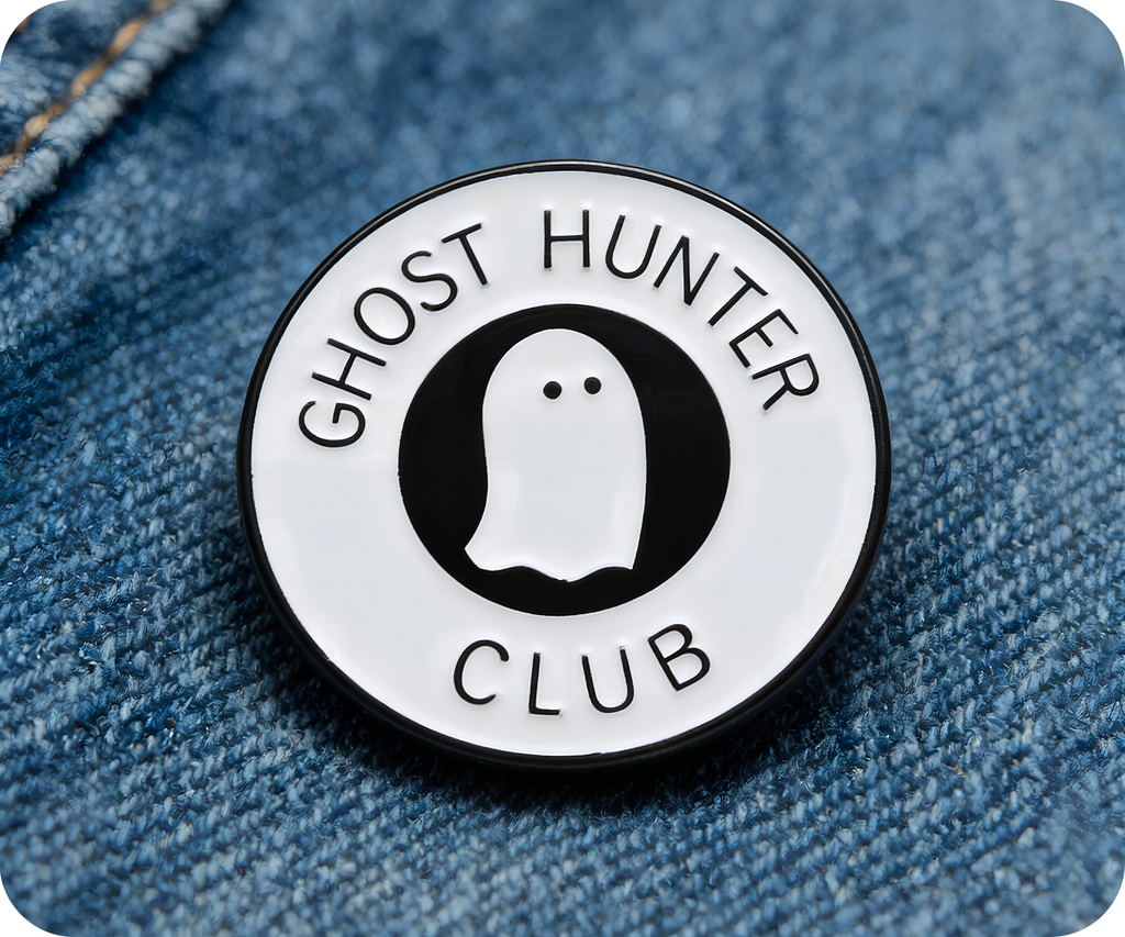 Ghost Hunter Club Pin Badge