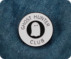 Ghost Hunter Club Pin Badge