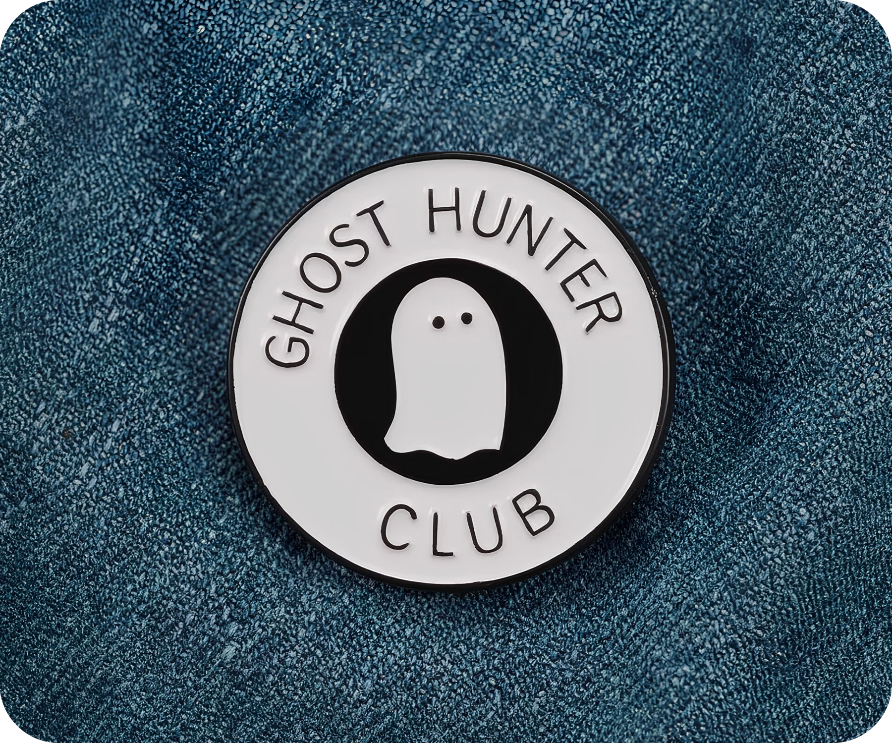 Ghost Hunter Club Pin Badge