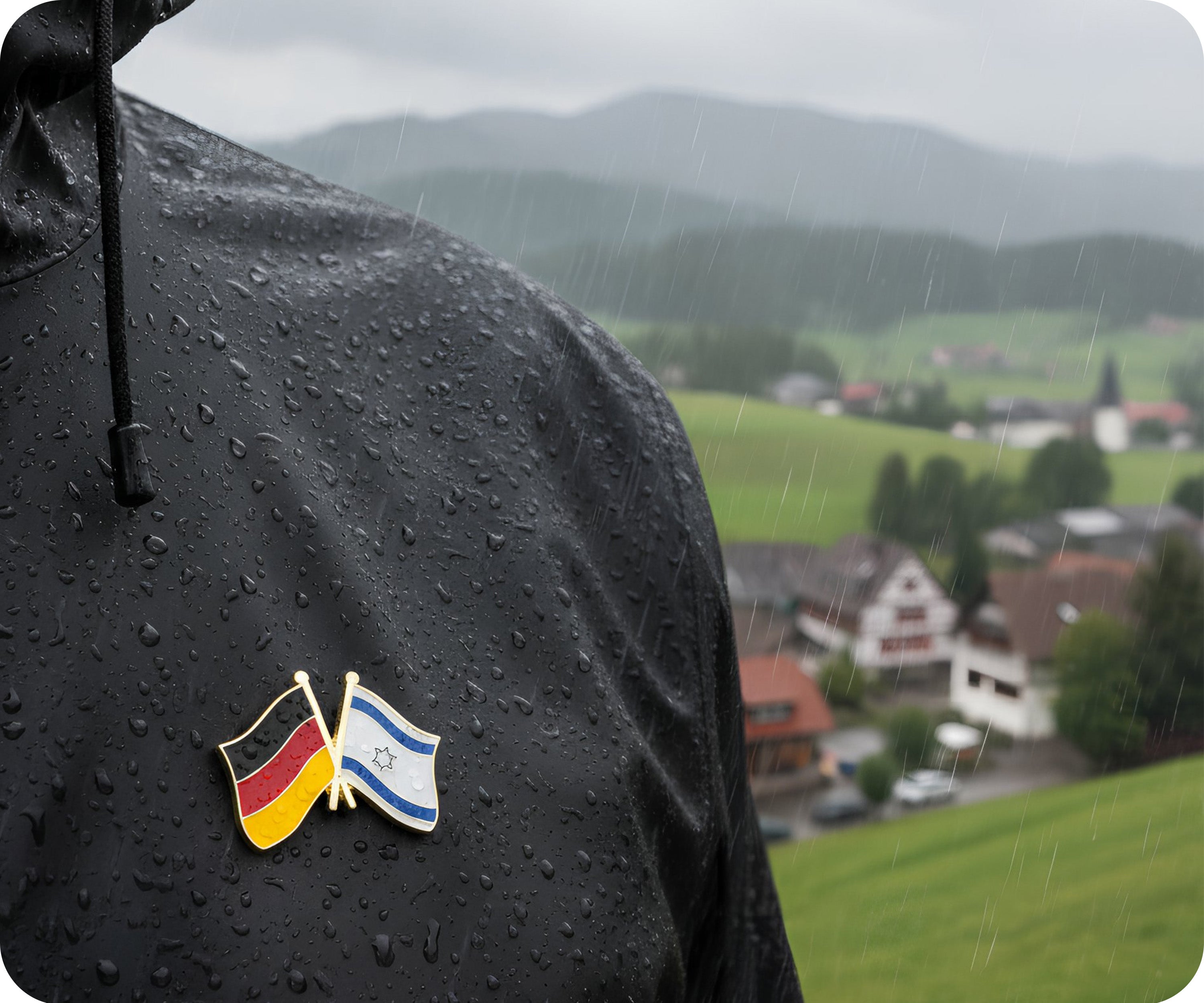 Germany & Israel Friendship Pin Badge