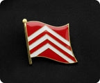 Glamorgan English County Flag Pin Badge
