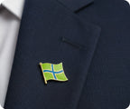 Gloucestershire Regional English County Flag Pin Badge