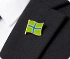 Gloucestershire Regional English County Flag Pin Badge