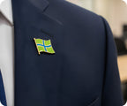 Gloucestershire Regional English County Flag Pin Badge