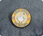 Silly Goose On Board Pin Badge