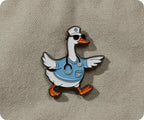 Nurse Goose Pirate Medical Pin Badge