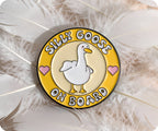 Silly Goose On Board Pin Badge