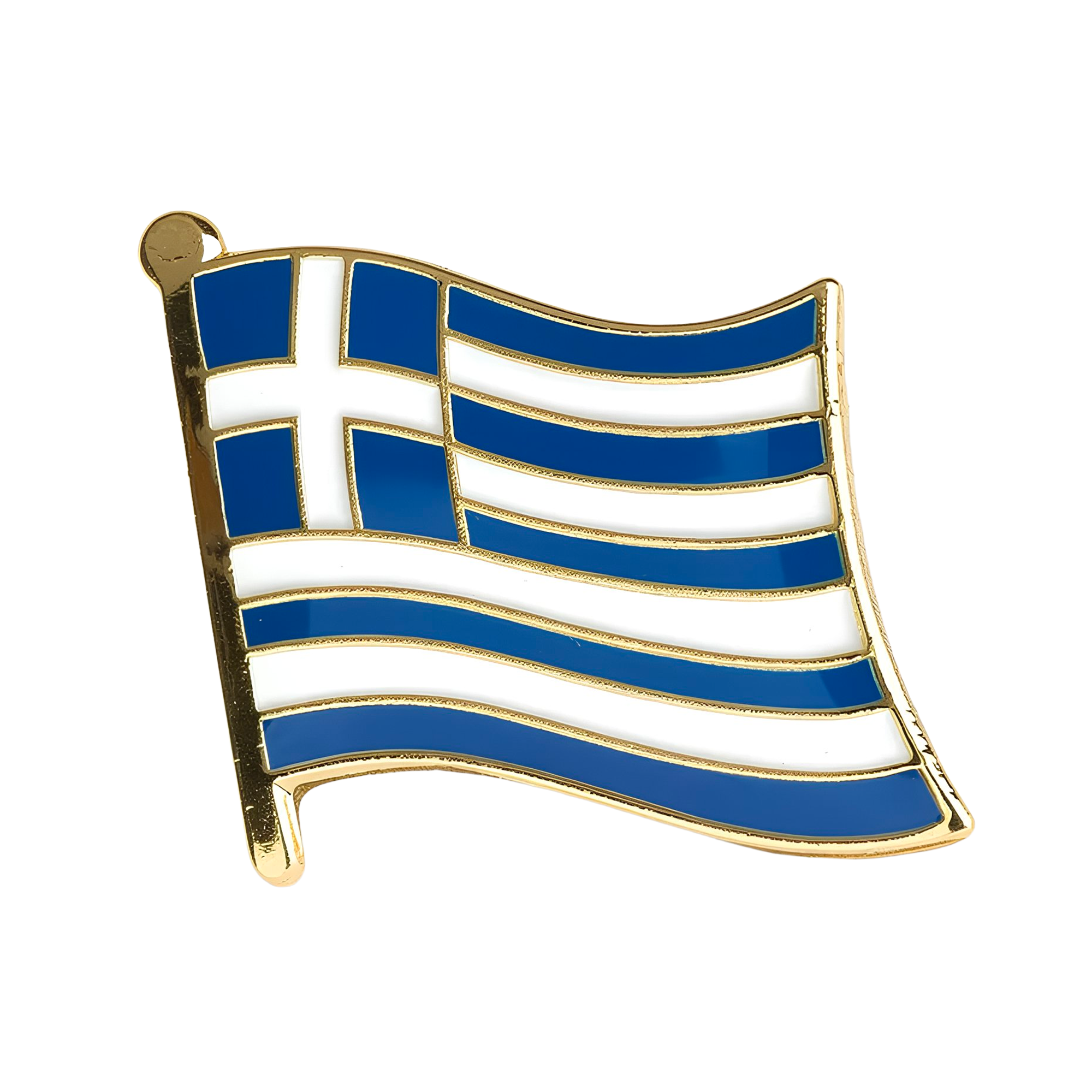 Greece Flag Pin Badge