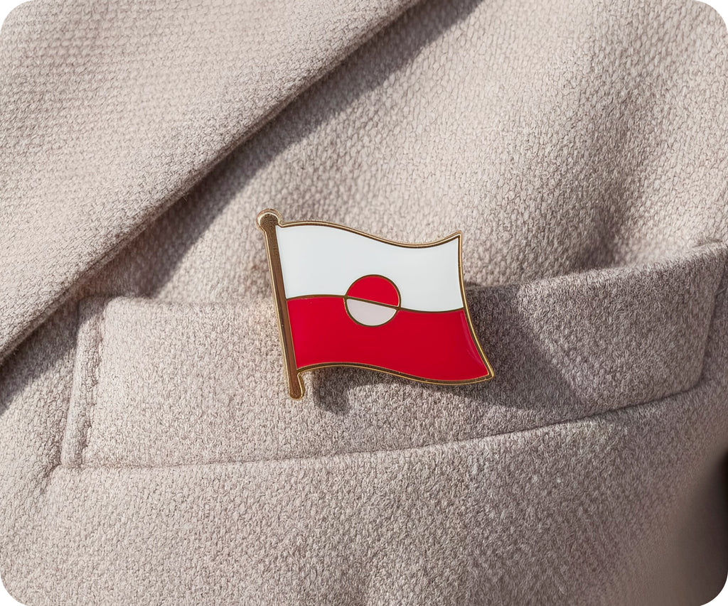Greenland Flag Pin Badge