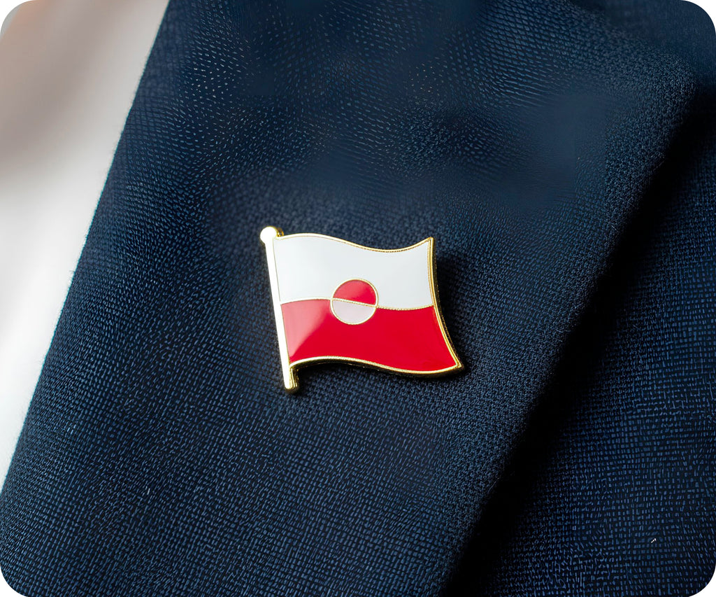 Greenland Flag Pin Badge