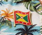Grenada Flag Pin Badge